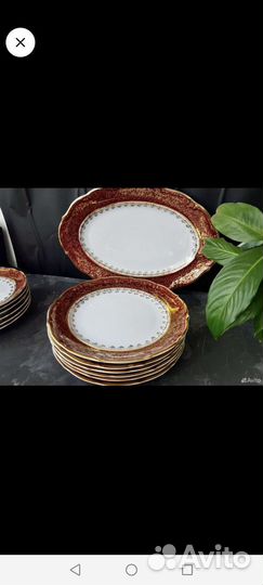 Столовый и чайный сервизы на 6 персон. Чехия