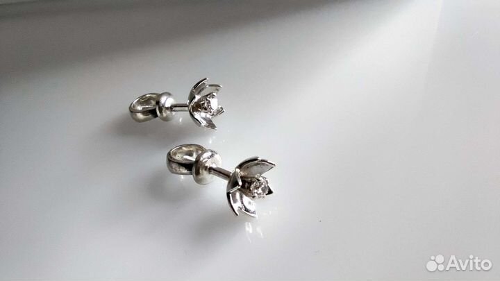 Серебряные серьги