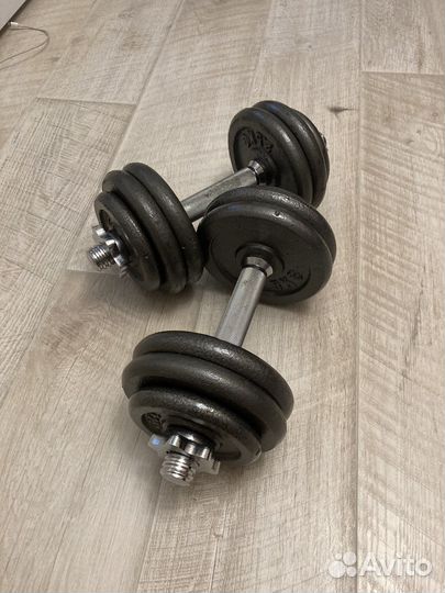 Гантели разборные по 15 кг