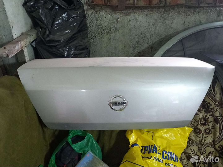 Nissan almera classic крышка багажника