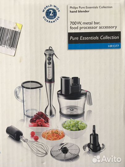 Комплектация блендера Philips HR1377