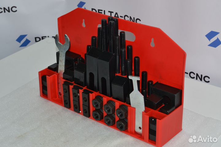 Комплект прижимов 0204, Т-паз 14 мм, М12