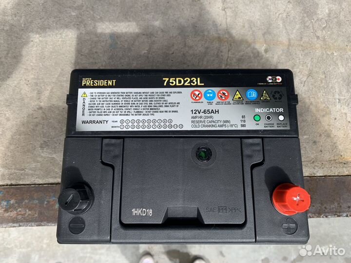 Акб 65 Ач President Asia