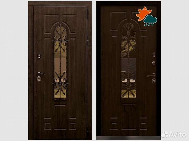 Входная дверь Лацио 3К Винорит Темный дуб