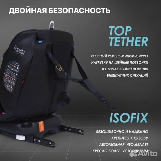 Автокресло Nuovita Maczione N0123i-1L Серый