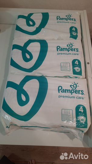 Подгузники Pampers premium care 4