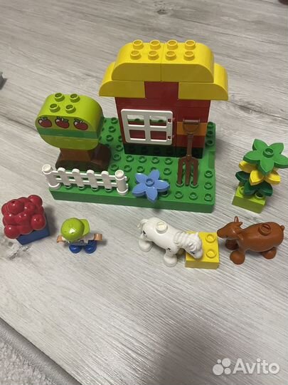 Lego duplo поезд Микки и Мой первый сад