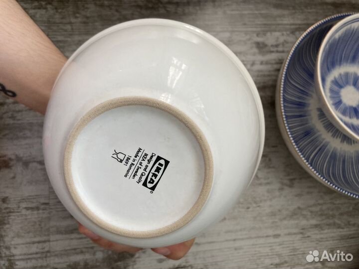 Тарелки миски супницы IKEA