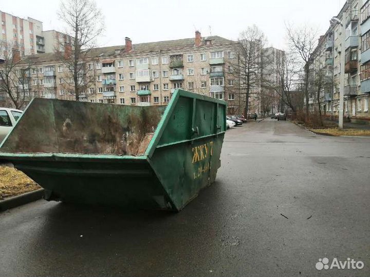 Вывоз строительного мусора контейнер