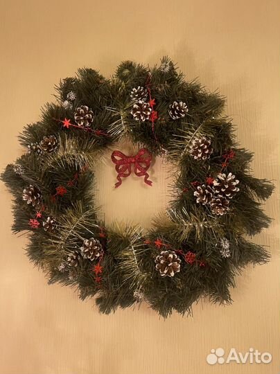 Новогодние венки для украшения дома