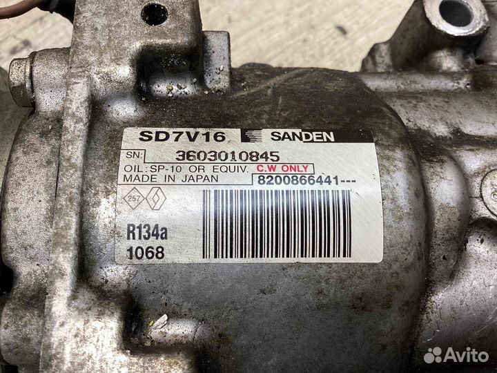 Компрессор системы кондиционирования Renault Sandero/Sandero Stepway