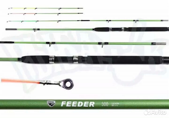 Крокодил фидер со сменными шестиками 100-250 гр