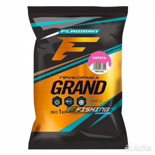 Flagman Прикормка для рыбы grand Карась 1кг