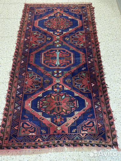 Ковер-Сумах 30-г 20 века. Ручная работа. Шерсть