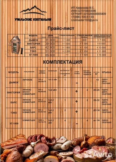 Коптильный аппарат горячего копчения-коптильня 4в1