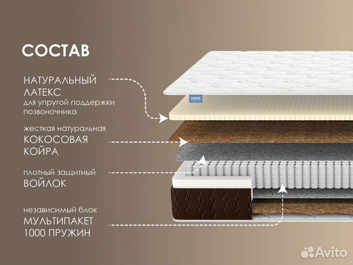 Матрас Мега Медиум хард