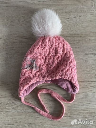 Шапка зимняя для девочки 46 48