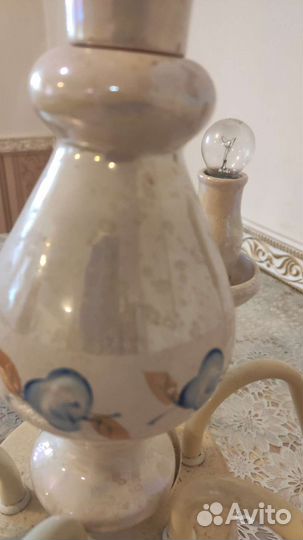 Люстра фарфоровая СССР