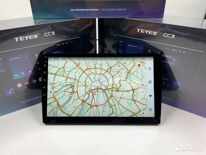 Магнитола Teyes CC3 4/64 для Рено Сандеро