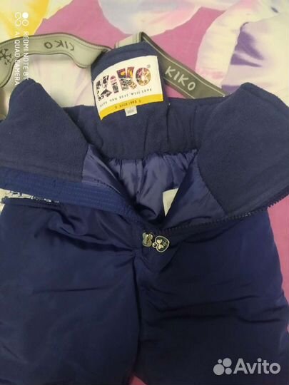 Зимний костюм для девочки kiko kids 80-98