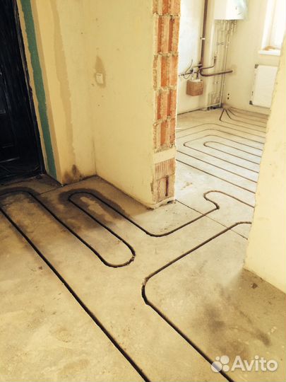 Теплый пол в существующей стяжке