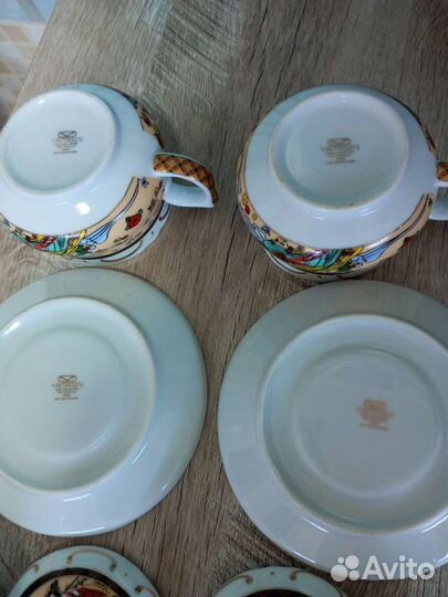 Чашки чайные фарфоровые Yamasen Gold collection