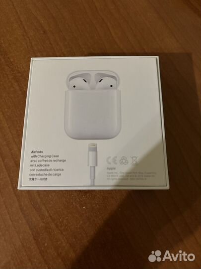 Airpods 2 оригинал, чек