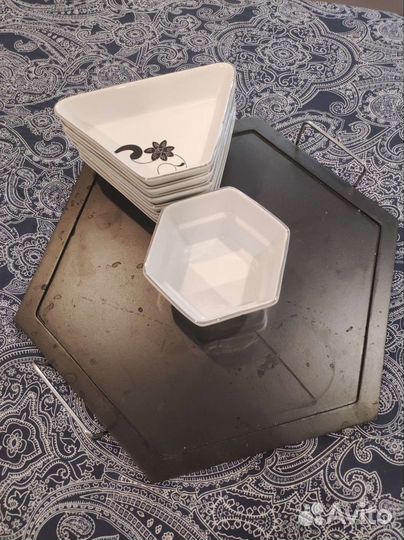 Менажница из 7 предметов на подносе