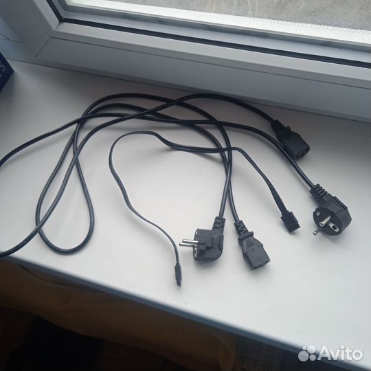 Кабель питания 2шт + сата