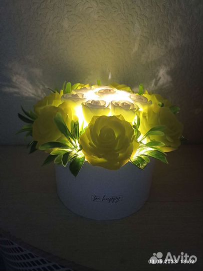 Букет цветов из мыла