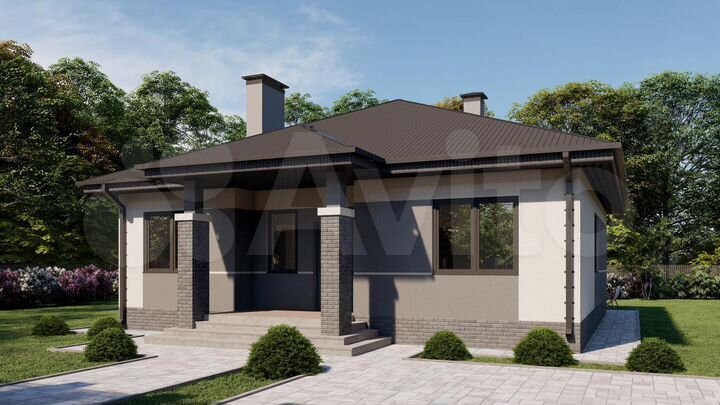 Дом 114 м² на участке 5 сот.