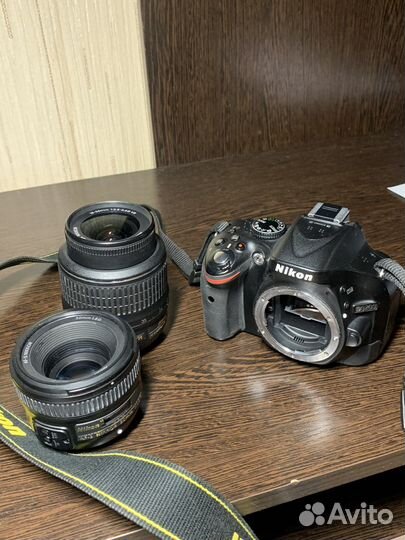 Зеркальный фотоаппарат Nikon D5200 + объективы