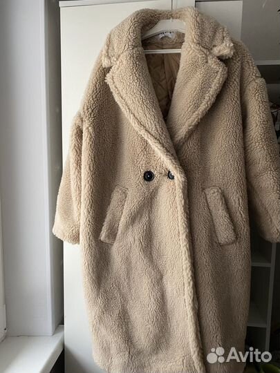 Шуба чебурашка оверсайз б/у размер L