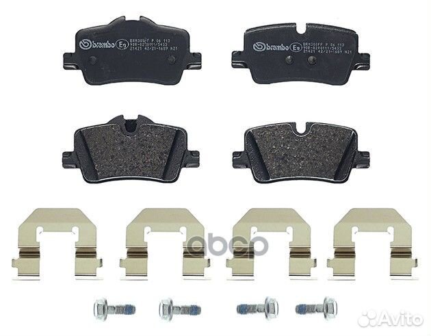 Колодки тормозные BMW 5(G30) 19- задн. P06113 B