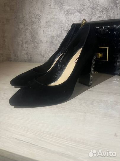 Туфли женские 39 размер натуральная замша