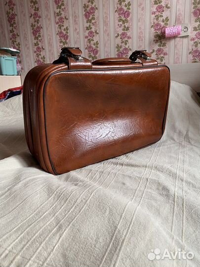 Кожаный чемодан СССР