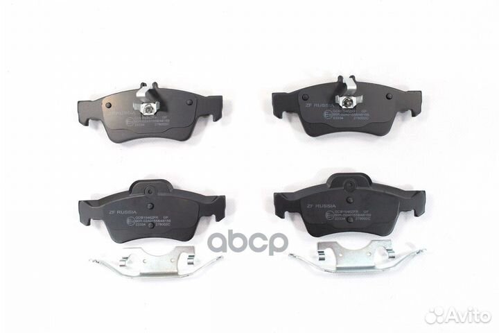Колодки тормозные дисковые перед/зад GDB1546ZFR