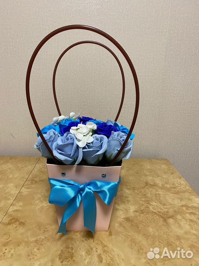 Букет из мыльных цветов