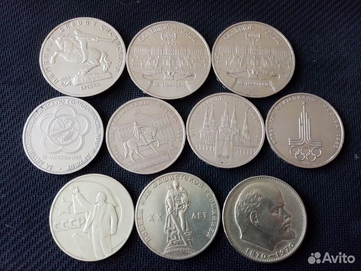 Юбилейные рубли СССР