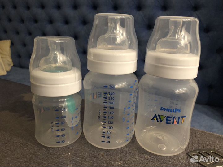 Бутылочки для кормления avent