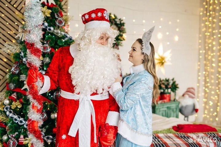 Поздравление от Деда Мороза и Снегурочки