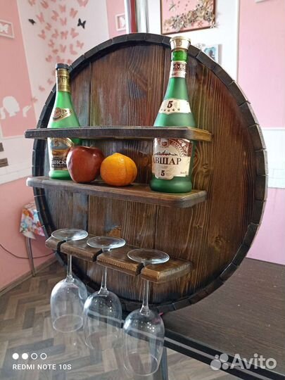 Винная полка ручная работа
