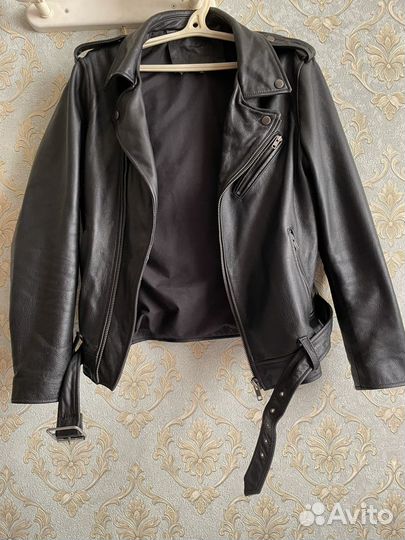 Кожаная куртка мужская косуха 48-50