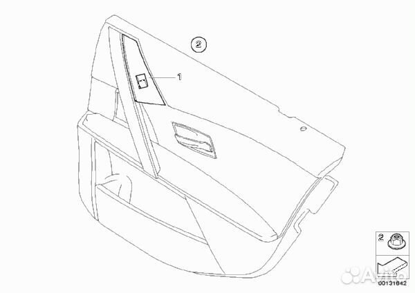 Оригинал кнопка стеклоподъемника зад BMW E60 E61