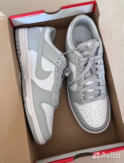 Кроссовки Nike Dunk Low Grey Fog Оригинал