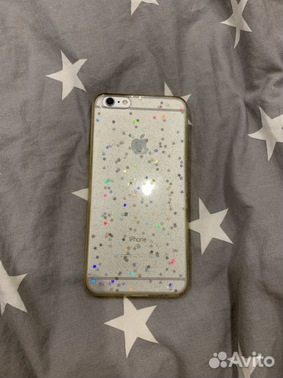Чехол со звездочками на iPhone 6s