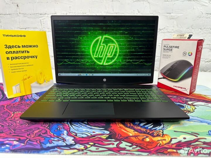 Hp pavilion i7-9750H и GTX 1060 3 GB Ram 16 GB 640