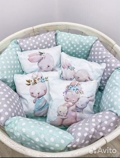 Бортики на кроватку