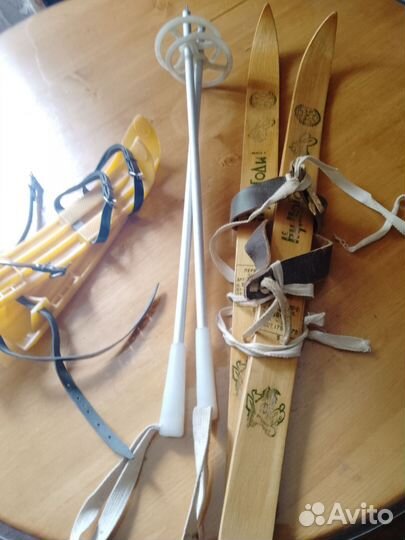 Лыжи детские СССР ну погоди