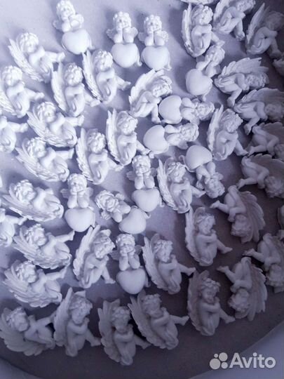 Ангелочки из гипса